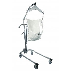 Hydraulic Patient - Person Lift Deluxe Chrome Plated for Six Point Cradle