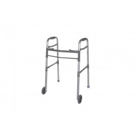 Folding Mobility Walker with 5" Wheels - Universal