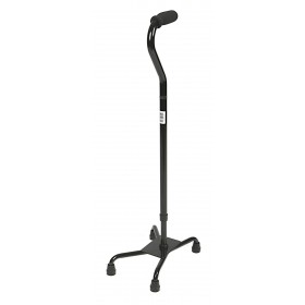 Economy Walking Cane Large Base Black