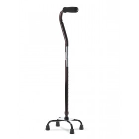 Economy Walking Canes Small Base For Senior Black