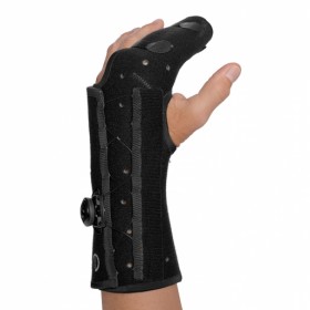 Exos Radial Gutter Fracture Wrist Brace with Fingers Supports
