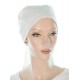 The Classic cancer scarf in white color for women with Cancer
