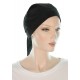 The Classic chemo scarves in black color for women with Cancer