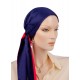 Only Me cotton chemo scarves red cherry and navy blue color for women with Cancer