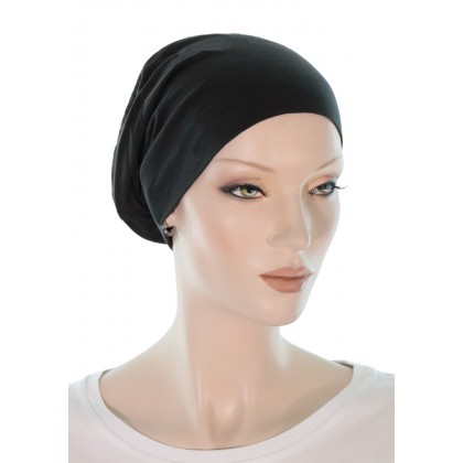 Good Day and Night cancer caps in black color for women with Cancer