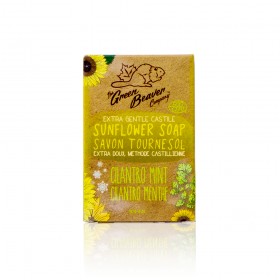 Castile Soap Bar with Organic Sunflower - Cilantro