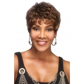 H222-V Human Hair Wigs for Black Women Short Wavy