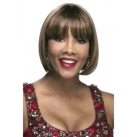 H280-V Human Hair Wigs for Black Women Mid-Length Straight