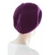 Cool and Trendy cotton hats for cancer patients in purple color for women with Cancer