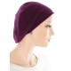 Cool and Trendy cotton hats for cancer patients in purple color for women with Cancer