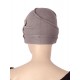 Hats for Cancer Patients The Compassionate with Cotton In Grey The Compassionate knitted cotton hats for cancer patients grey color for women with Cancer