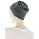 Elegant and Simple bamboo hats for chemo patients dark grey color for women with Cancer