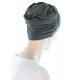 Elegant and Simple bamboo hats for chemo patients dark grey color for women with Cancer