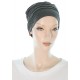 Elegant and Simple bamboo hats for chemo patients dark grey color for women with Cancer