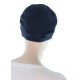 Simply Bamboo hats for chemo patients in navy blue color for women with Cancer