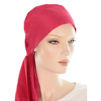 Head Scarves for Cancer Patients Only Me with Cotton In Red Only Me cotton head scarves for cancer patients in red cherry color for women with Cancer