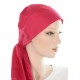 Only Me cotton head scarves for cancer patients in red cherry color for women with Cancer