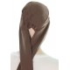 The flexible Bamboo head scarves for cancer patients mocha color for women with Cancer