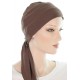 The flexible Bamboo head scarves for cancer patients mocha color for women with Cancer