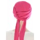 The flexible Bamboo head scarves for chemo raspberry color for women with Cancer