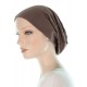 Bamboo Beanieband headwraps for cancer patients in mocha color for women with Cancer