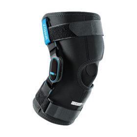 Knee Brace with Range of Motion Form Fit Wraparound 12"