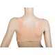 Mastectomy bra non wired with cotton pockets to hold breast forms after breast cancer surgery