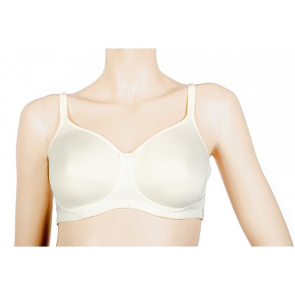 Mastectomy bra for breast form, soft and wire free with discreet design under cloth