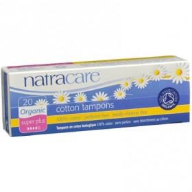 Super Plus Tampons Organic Cotton without Applicator