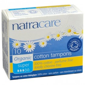 Super Tampons Organic Cotton without Applicator