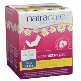Ultra Extra Super Organic Cotton Feminine Pads with Wings