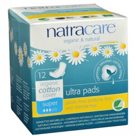 Ultra Super Organic Cotton Menstrual Pads with Wings