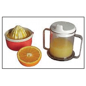 No Slip Double Handle Mug W- Lid