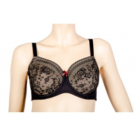 Post Mastectomy Bra Floral Split Cup With Breast Forms Pockets