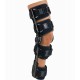 Post op knee brace Donjoy Trom Advance telescoping with ROM black 