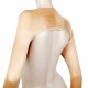 Post surgery compression garment for arm lift or arm liposuction with two sleeves and front closure