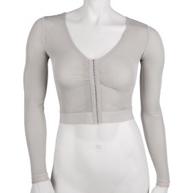 Post Surgery Compression Top With Sleeves
