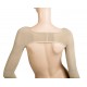 Post surgical arm compression garment with two post op arm sleeves after arm lift or arm liposuction