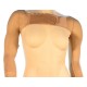 Post surgical arm compression garment with two post op arm sleeves after arm lift or arm liposuction