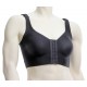 Post surgical bra with front closure for breast surgery like breast implants or breast reduction