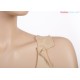 Brassiere post opératoire pour chirurgie des seins a tissu respirable et ouverture devant