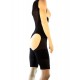 Post surgical garment with open buttocks for Brazilian butt Lift or butt implants