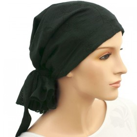 Pre-Tied Cancer scarves Lined Premium Quality Fabric With Embroidery