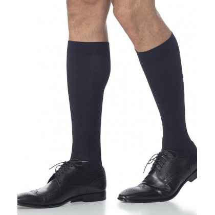 Sigvaris Midtown microfiber compression socks for men in knee or thigh high