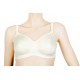 Mastectomy bra for breast form, soft and wire free with discreet design under cloth