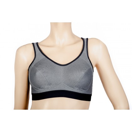 Sport Mastectomy bra with breast forms supports and sweat management fabric
