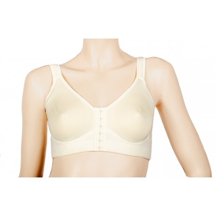 Surgical Bra For Breast Cancer With Breast Forms Pockets Soft surgical bra for breast cancer with breast forms pockets, for radiation therapy or Mastectomy