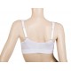Surgical Mastectomy Bra Molded Cup With Breast Forms Pockets Surgical Mastectomy bra with molded cups, cotton breast forms pockets and front closure