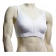 Surgical Mastectomy Bra Molded Cup With Breast Forms Pockets Surgical Mastectomy bra with molded cups, cotton breast forms pockets and front closure