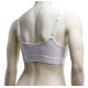Surgical Mastectomy Bra Molded Cup With Breast Forms Pockets Surgical Mastectomy bra with molded cups, cotton breast forms pockets and front closure